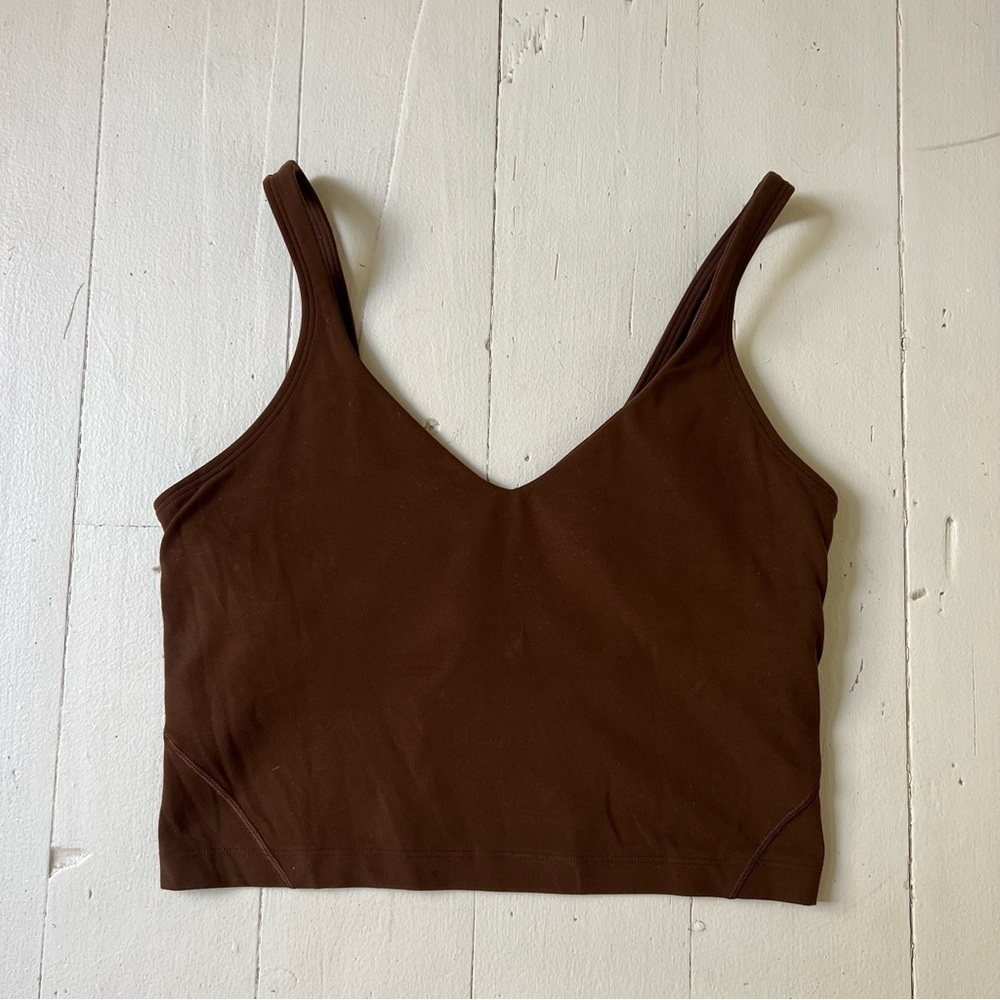 LULULEMON align tank top size 6 in Java brown
